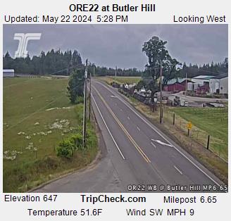 Traffic Cam ORE22 at Butler Hill
